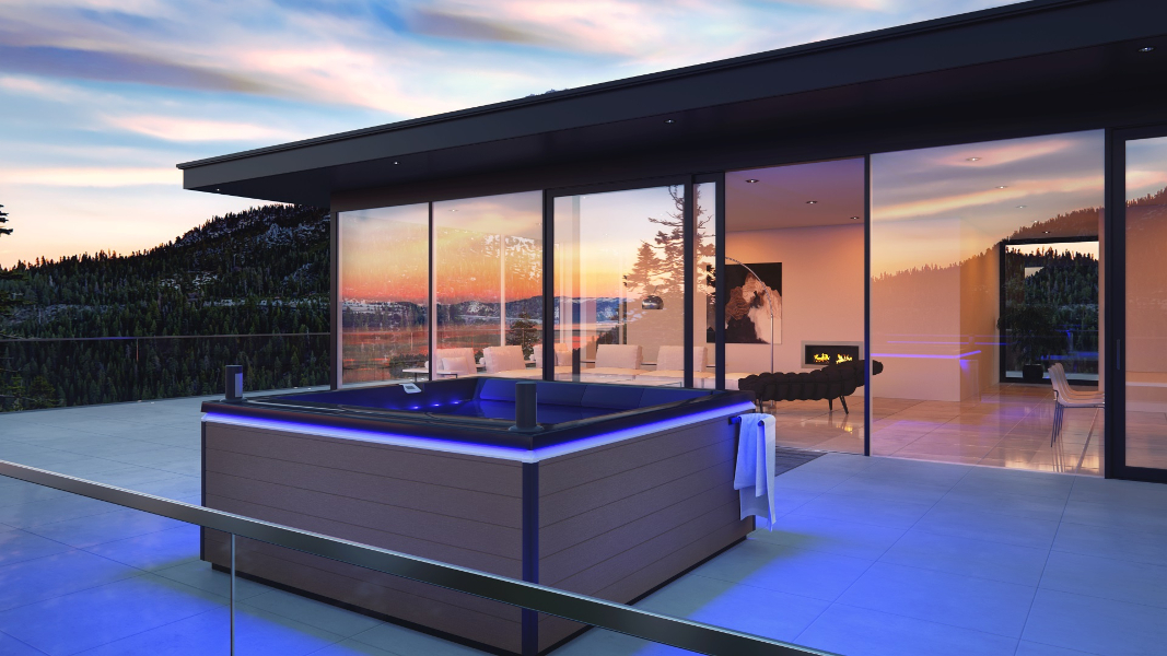 Modèle wellspa en terrasse